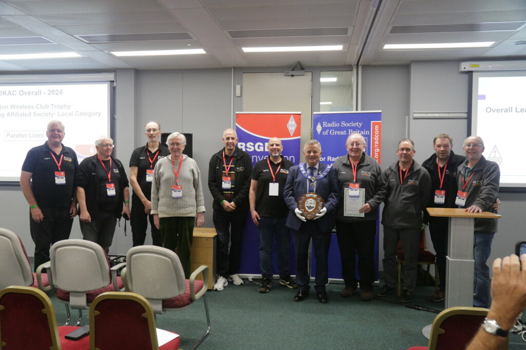 The Bolton Wireless Club Trophy will be awarded to the overall winner of the Local Section